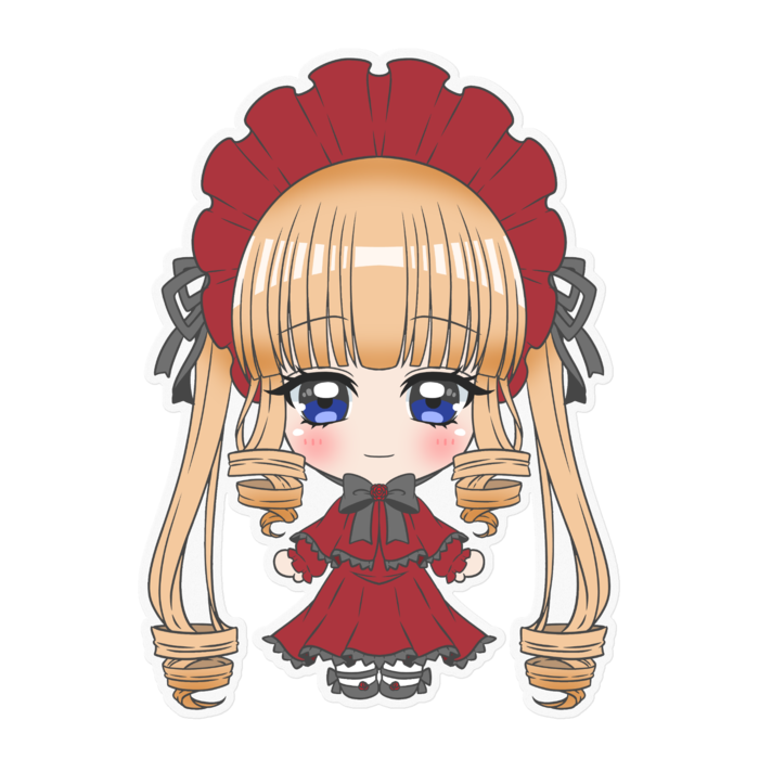 ステッカー - 160 x 160 (mm)クリア