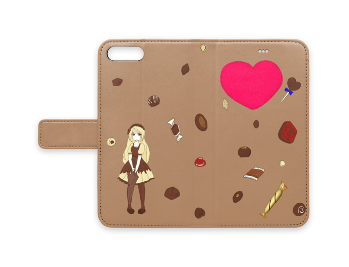 手帳型iPhoneケース - iPhone 7 Plus - ストラップ穴 あり