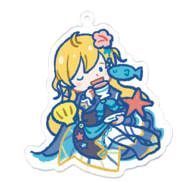 アクリルキーホルダー - 70 x 70 (mm)