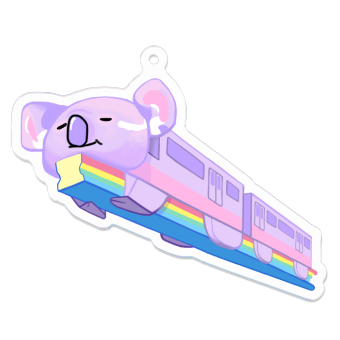 アクリルキーホルダー - 70 x 70 (mm)