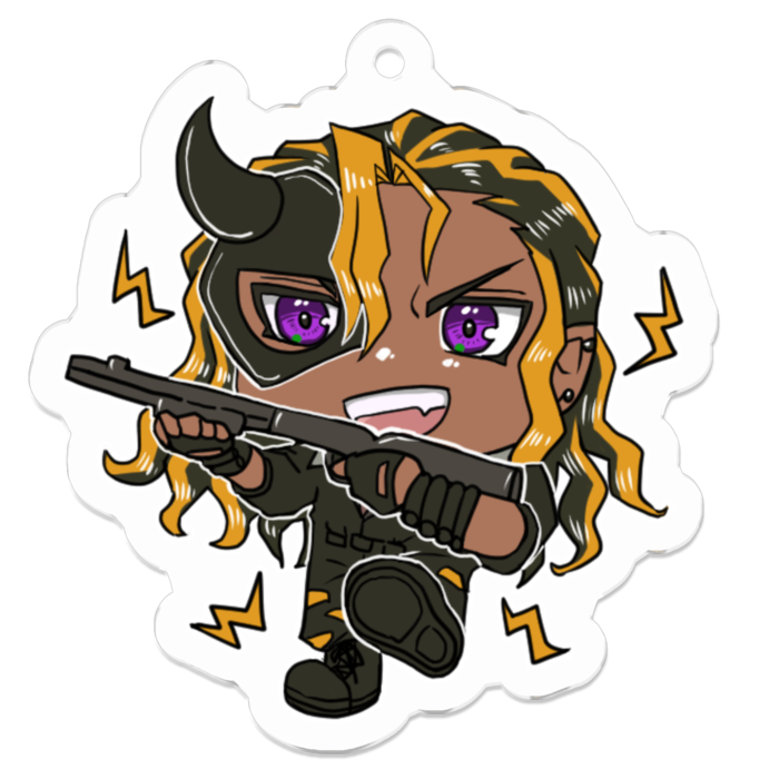 アクリルキーホルダー - 50 x 50 (mm)