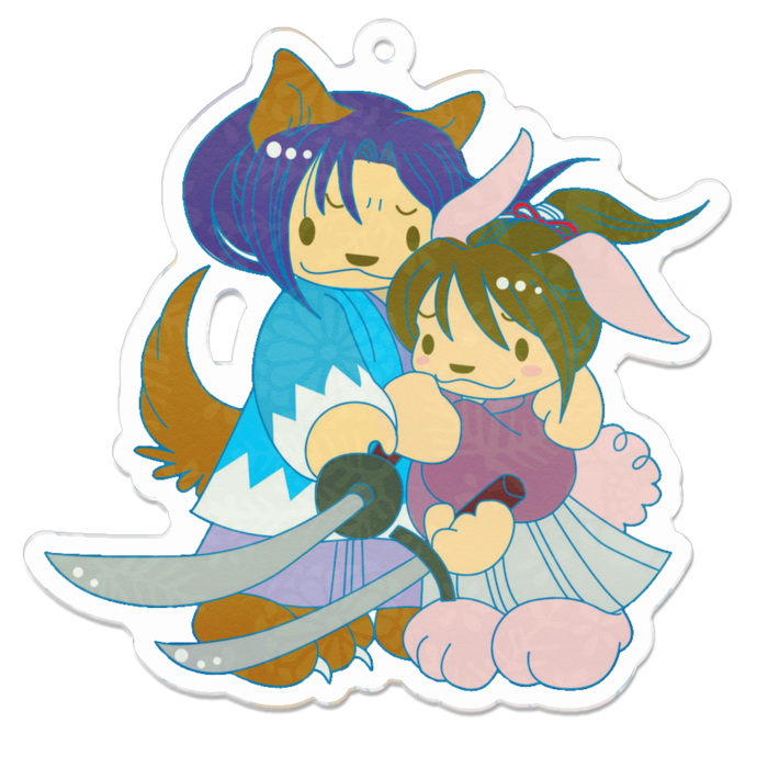 アクリルキーホルダー - 70 x 70 (mm)