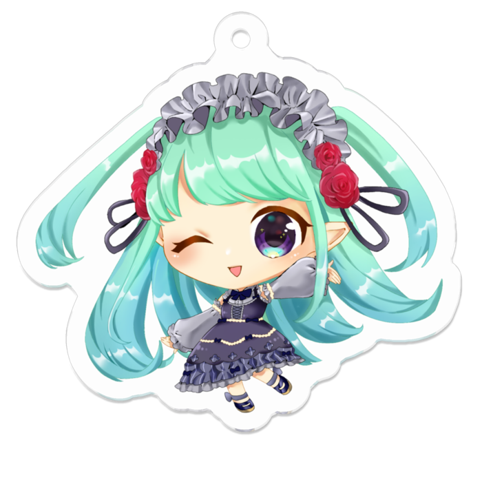 アクリルキーホルダー - 50 x 50 (mm)