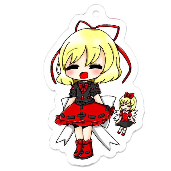 アクリルキーホルダー - 50 x 50 (mm)