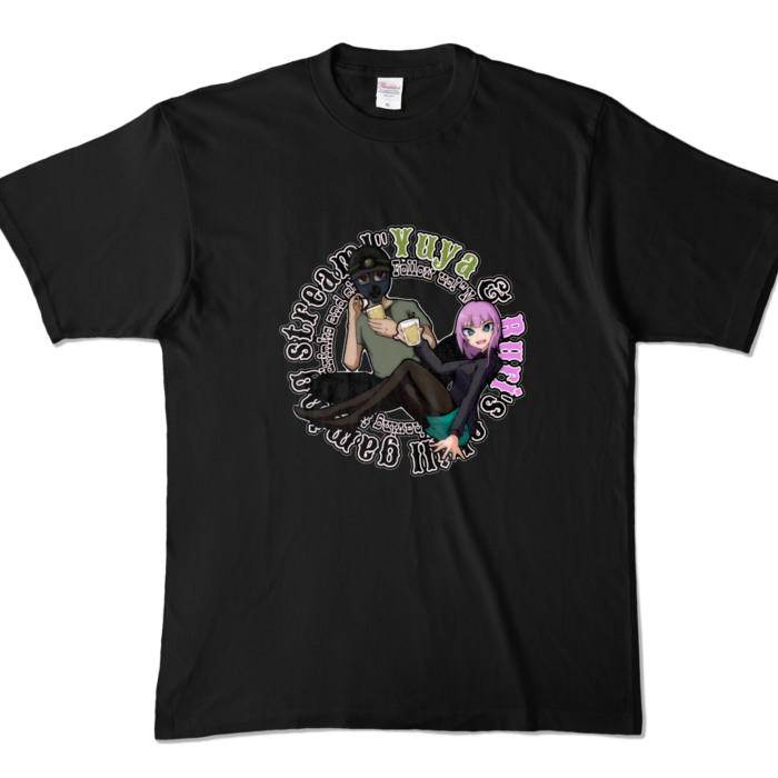 カラーTシャツ - XL - ブラック (濃色)