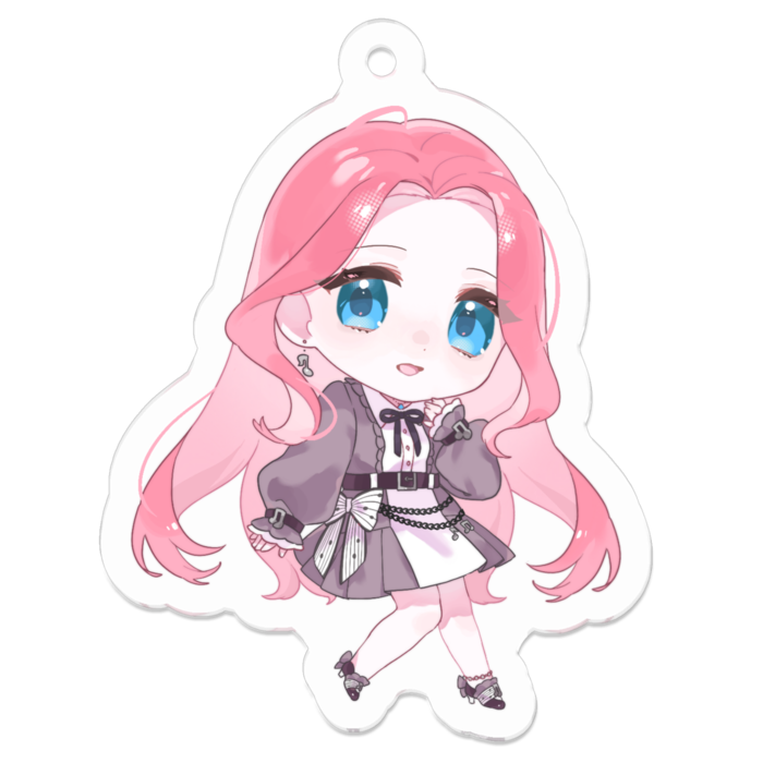 アクリルキーホルダー - 50 x 50 (mm)