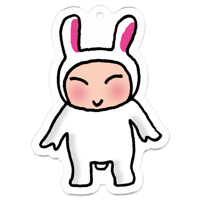 アクリルキーホルダー - 50 x 50 (mm)