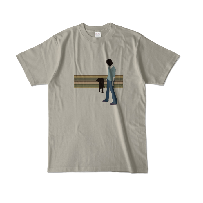 カラーTシャツ - L - シルバーグレー (淡色)