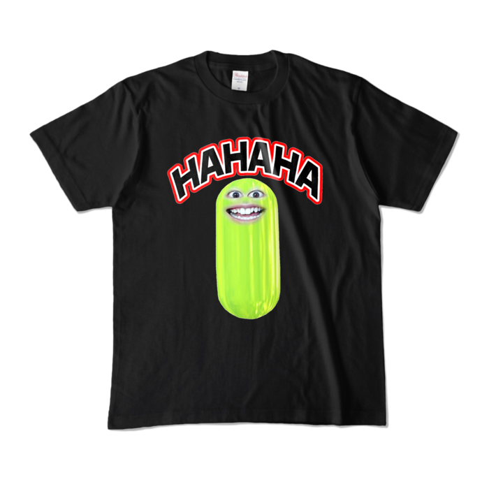 [正面]カラーTシャツ - M - ブラック