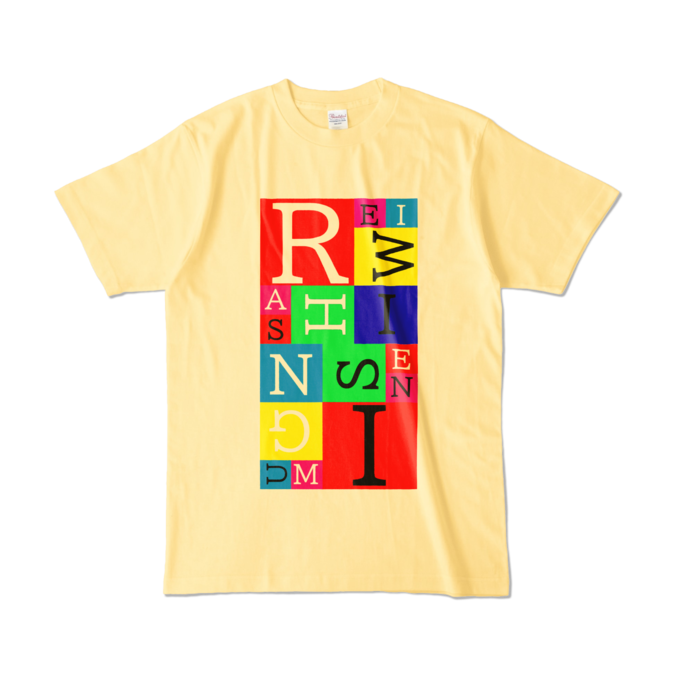 カラーTシャツ - L - ライトイエロー (淡色)