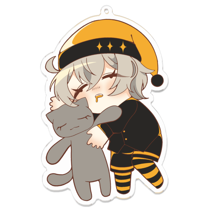 アクリルキーホルダー - 100 x 100 (mm)