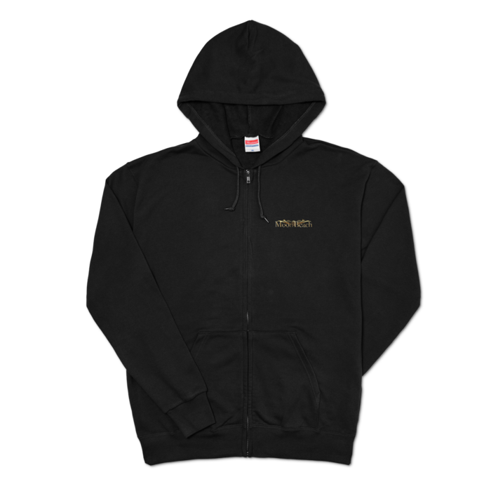 ジップパーカー - XL - ブラック