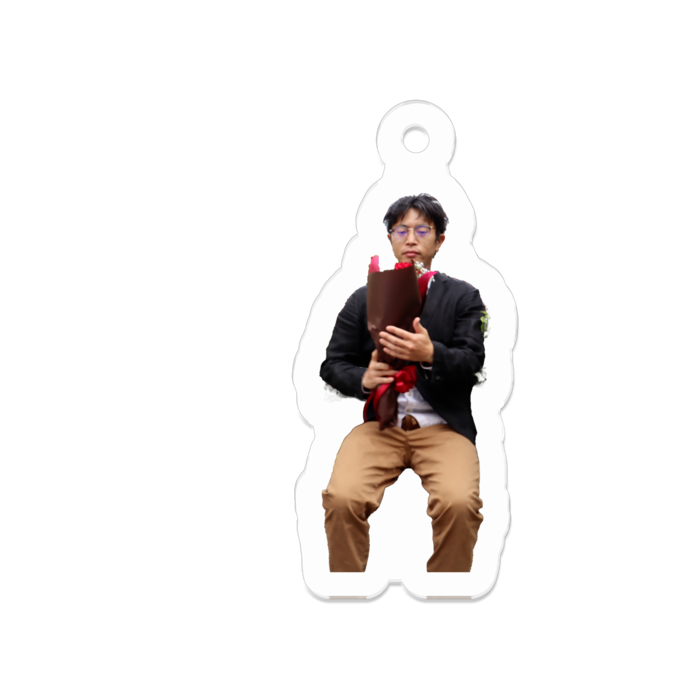 アクリルキーホルダー(コーティング) - 50 x 50 (mm)