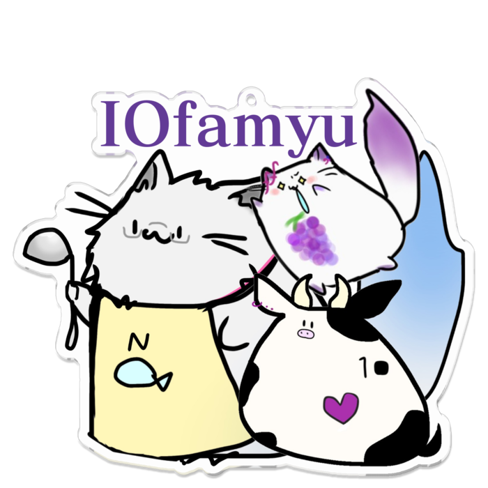 アクリルキーホルダー - 100 x 100 (mm)