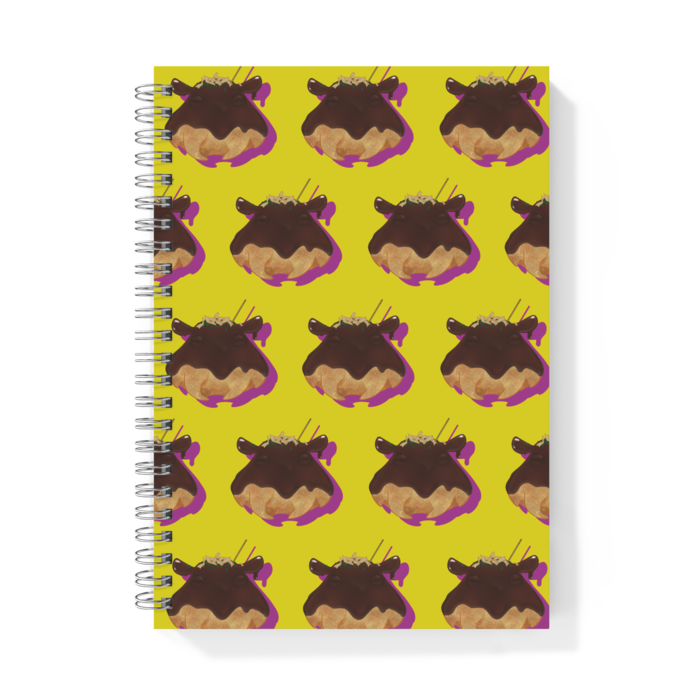 イエロー×ピンク　リングノート - A5(3)