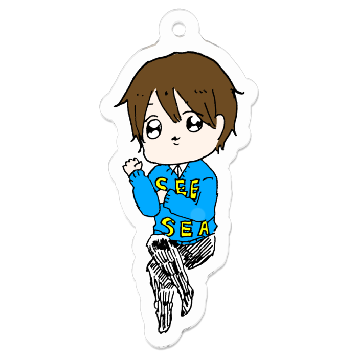 アクリルキーホルダー - 50 x 50 (mm)