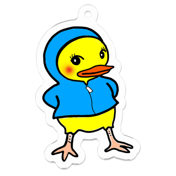 アクリルキーホルダー - 50 x 50 (mm)