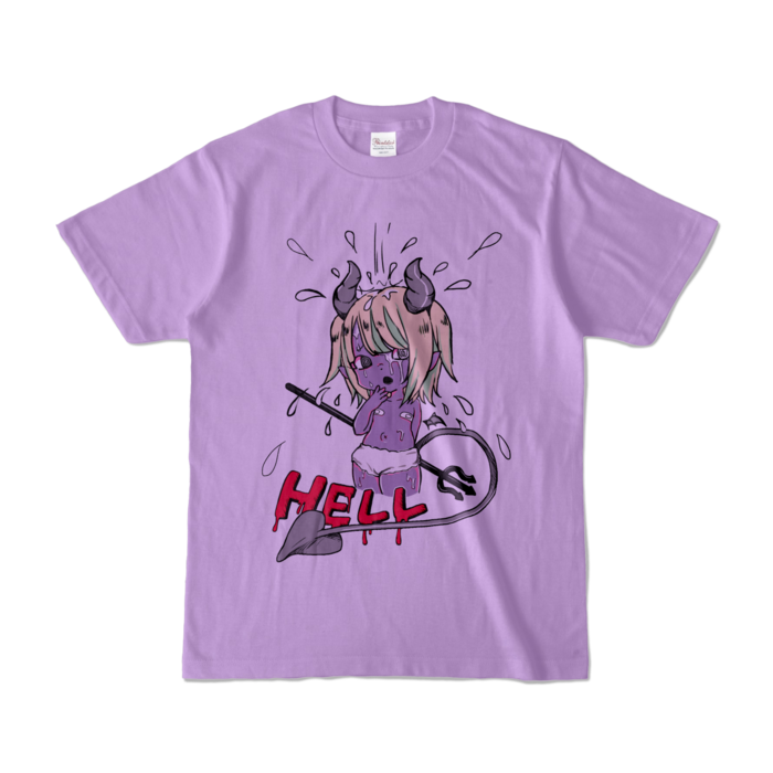 カラーTシャツ - S - ライトパープル (淡色)