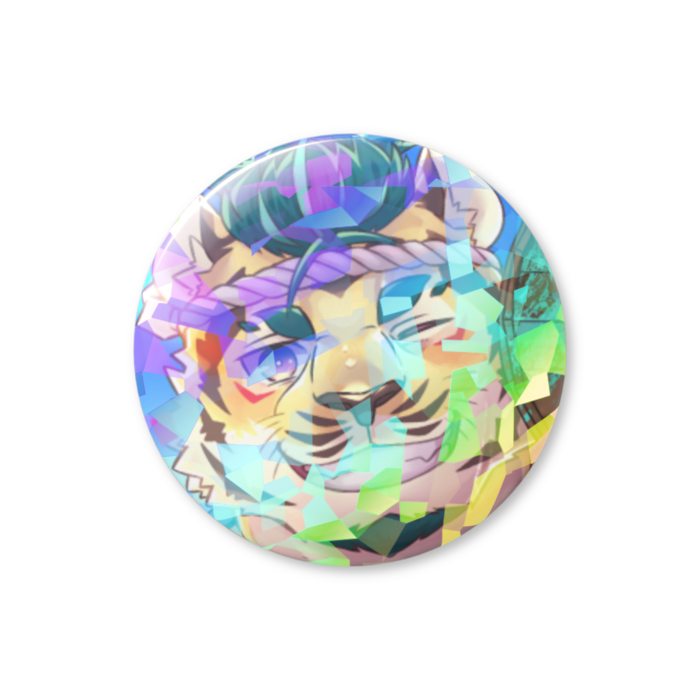 ホログラム缶バッジ - 76mm