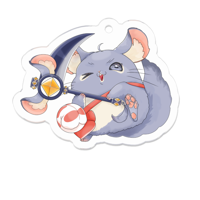 アクリルキーホルダー - 50 x 50 (mm)