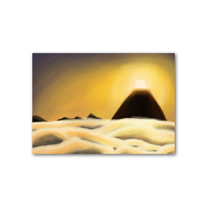 フォト風カード - 横 - 片面