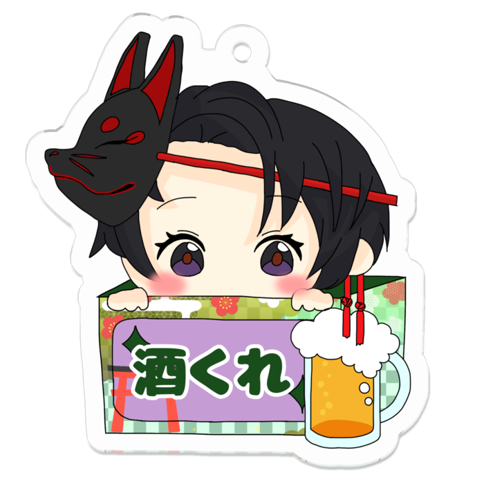 アクリルキーホルダー - 50 x 50 (mm)