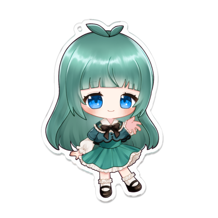 アクリルキーホルダー - 100 x 100 (mm)（せな）