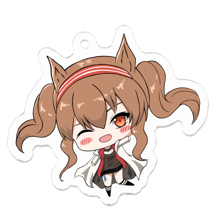 アクリルキーホルダー - 50 x 50 (mm)