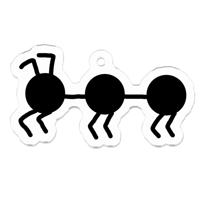 アクリルキーホルダー - 50 x 50 (mm)