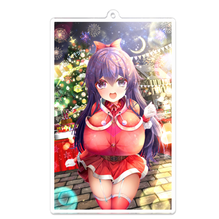 アクリルキーホルダー（コーティング） - 100 x 100 (mm)