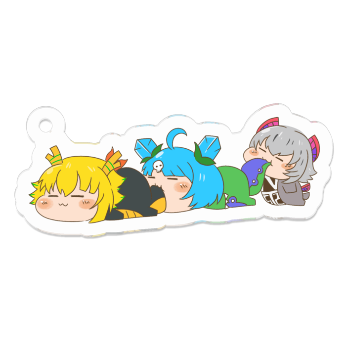 アクリルキーホルダー - 50 x 50 (mm)