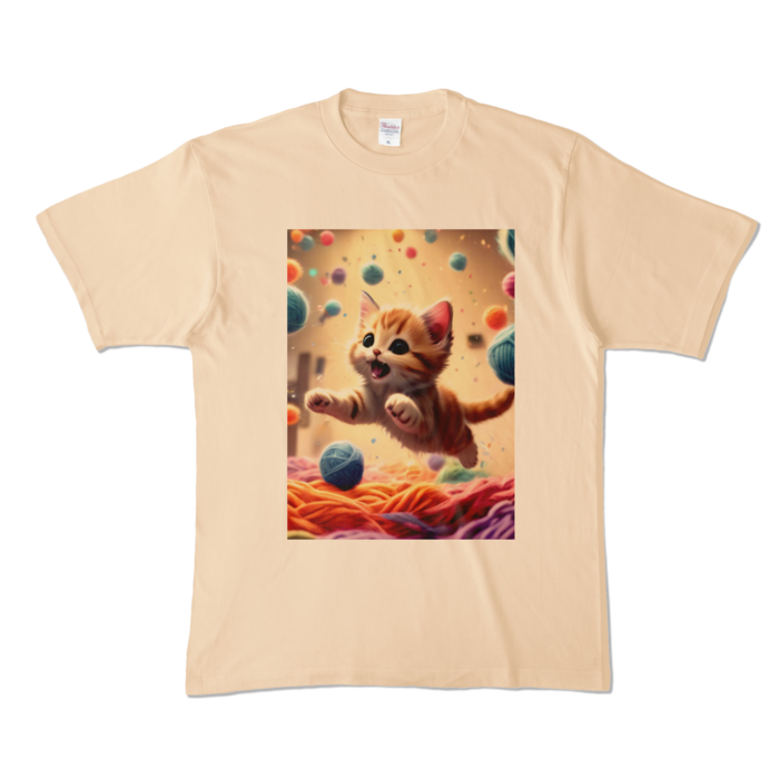 カラーTシャツ - XL - ナチュラル (淡色)
