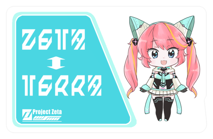 ミー子デフォルメicカードステッカー Projectzeta Booth