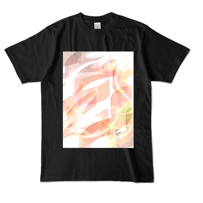 カラーTシャツ - L - ブラック (濃色)(1)