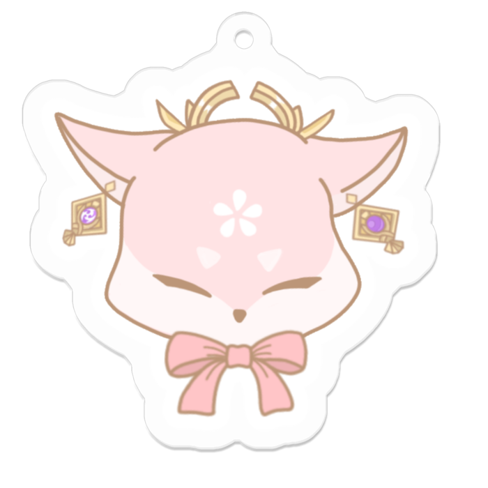 アクリルキーホルダー - 50 x 50 (mm)