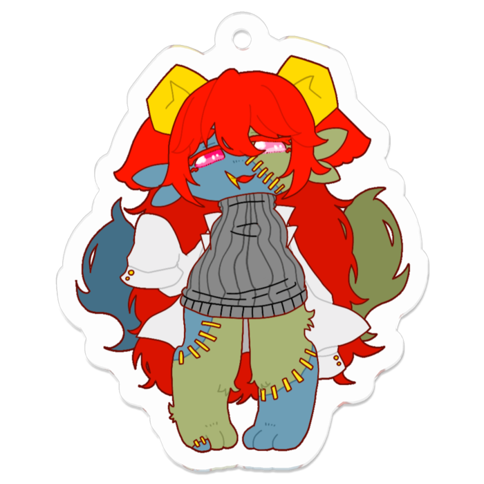 アクリルキーホルダー - 50 x 50 (mm)