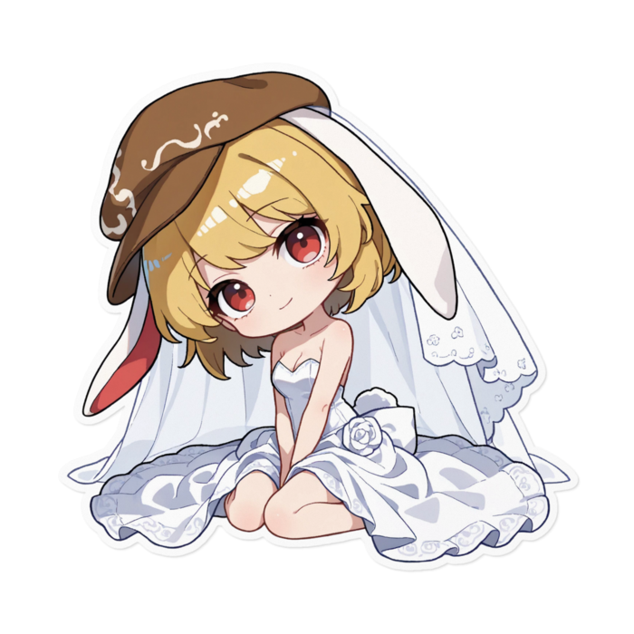 ステッカー - 160 x 160 (mm)(キャラのみ)