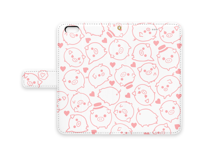 手帳型iPhoneケース - iPhone6 Plus - ストラップ穴 あり