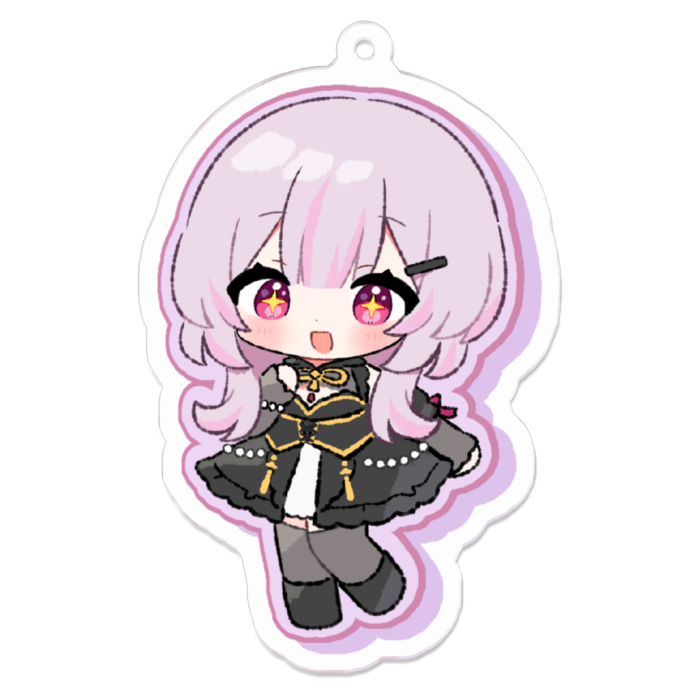 おめめきらきらver.アクリルキーホルダー - 70 x 70 (mm)(1)