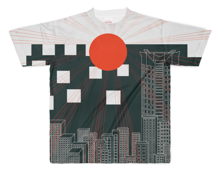 フルグラフィックTシャツ - XL - 正面印刷のみ