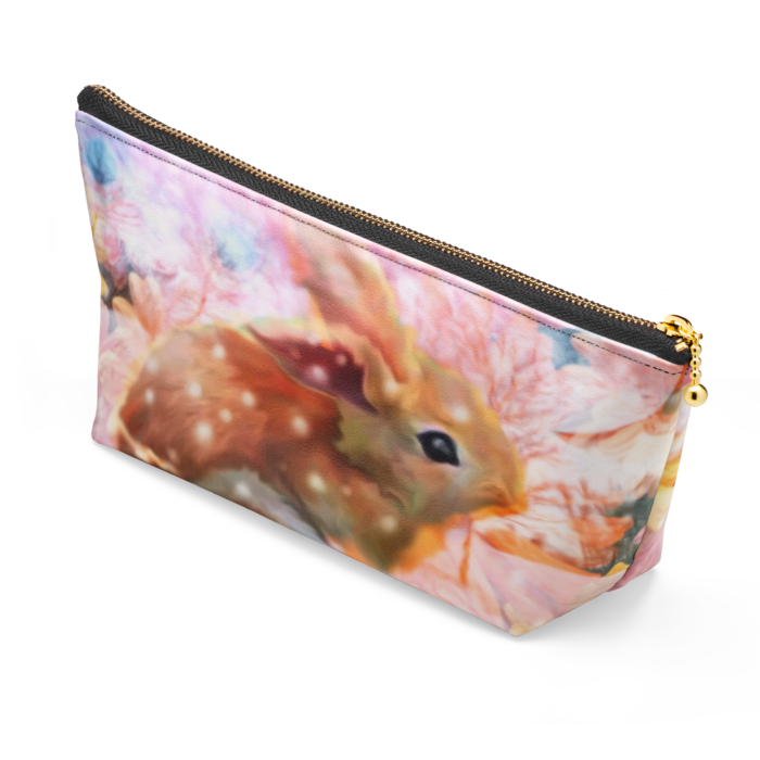 ポーチ - 長さ21.5cm / 高さ10cm - ブラック