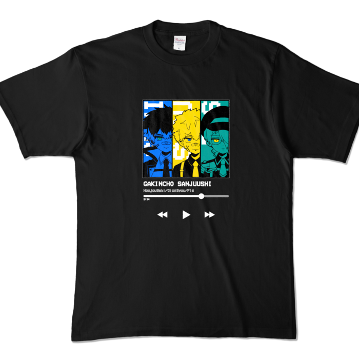 カラーTシャツ - XL - ブラック (濃色)