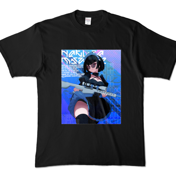 カラーTシャツ - XL - ブラック (濃色)