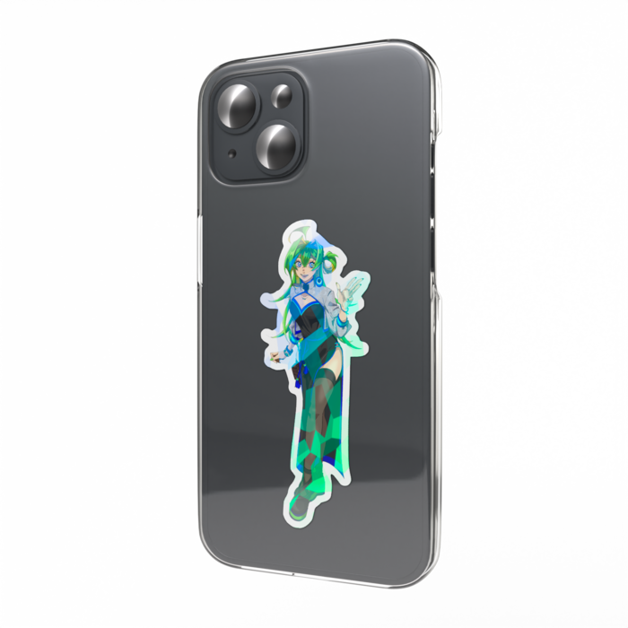 ホログラムスマホステッカー - 縦