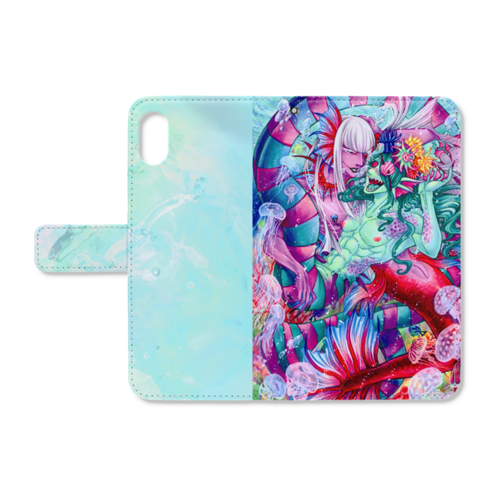 手帳型iPhoneケース - iPhone XSMax - ストラップ穴 あり