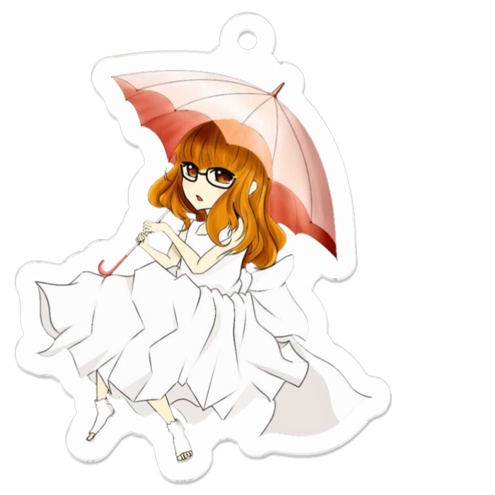 アクリルキーホルダー - 50 x 50 (mm)