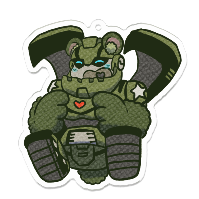 アクリルキーホルダー - 70 x 70 (mm)