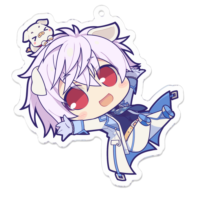 アクリルキーホルダー - 70 x 70 (mm)