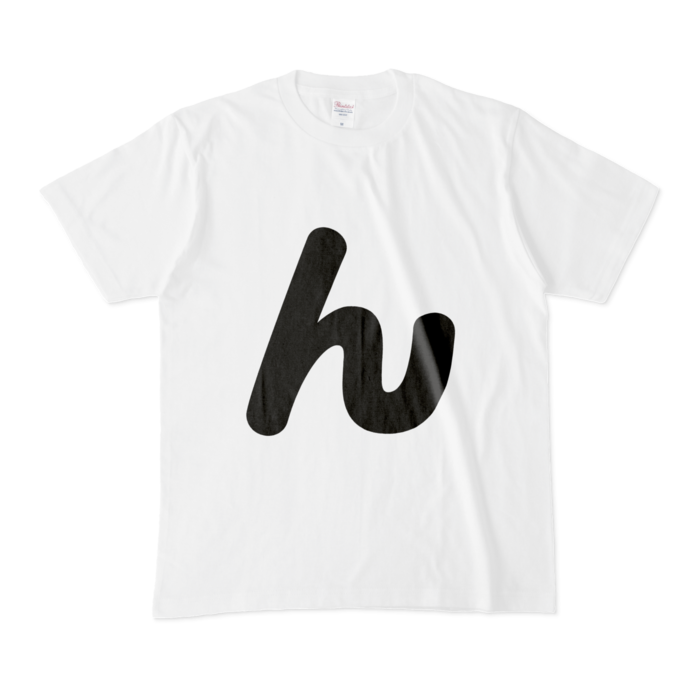 「ん」Tシャツ - M - 白