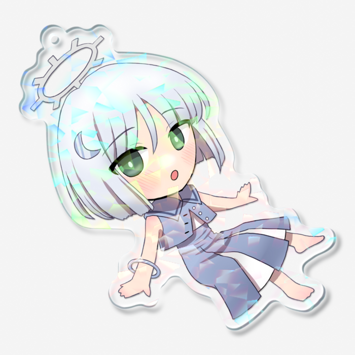 ホログラムアクリルキーホルダー - 70 × 70mm